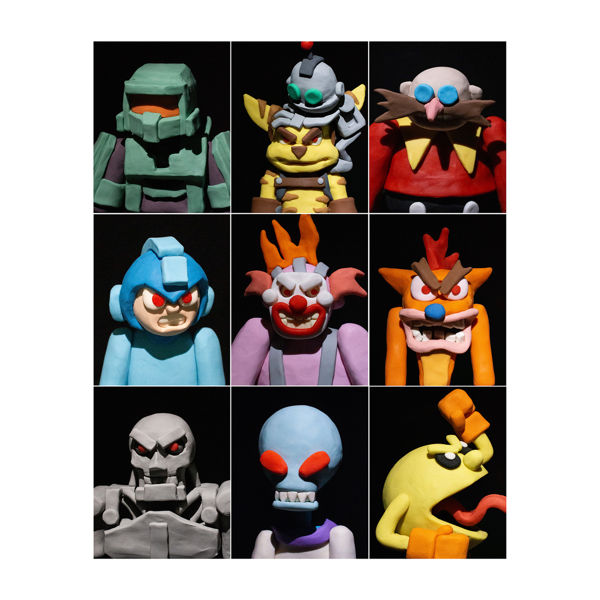 CLAY FIGHTERS (18X24 PRINT)